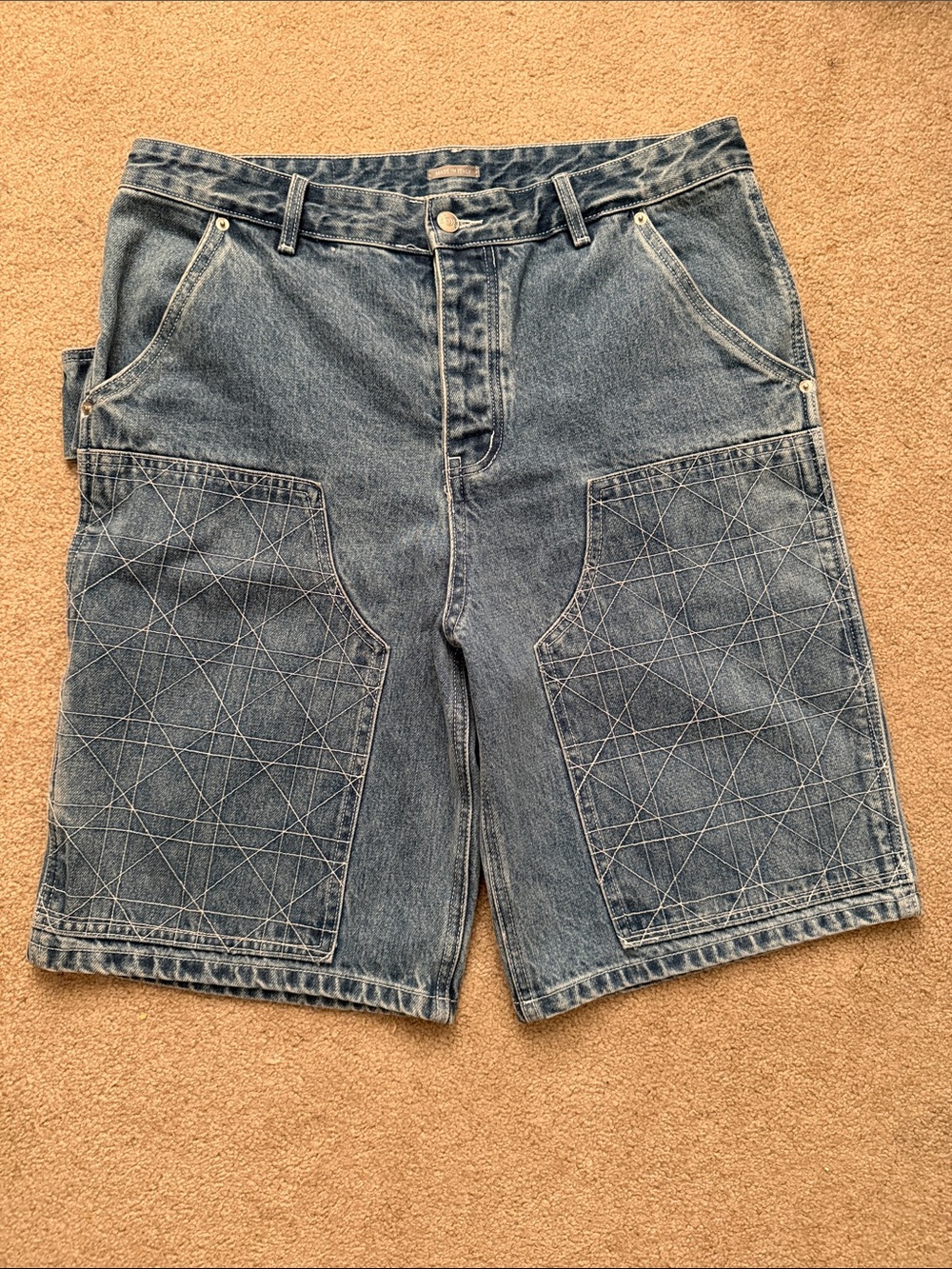 Christian Dior Double Knee Carpenter Jorts